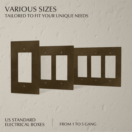 The Brass Plate (Vintage Brass With Patina) - Residence Supply