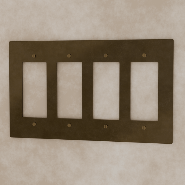 The Brass Plate (Vintage Brass With Patina) - Residence Supply