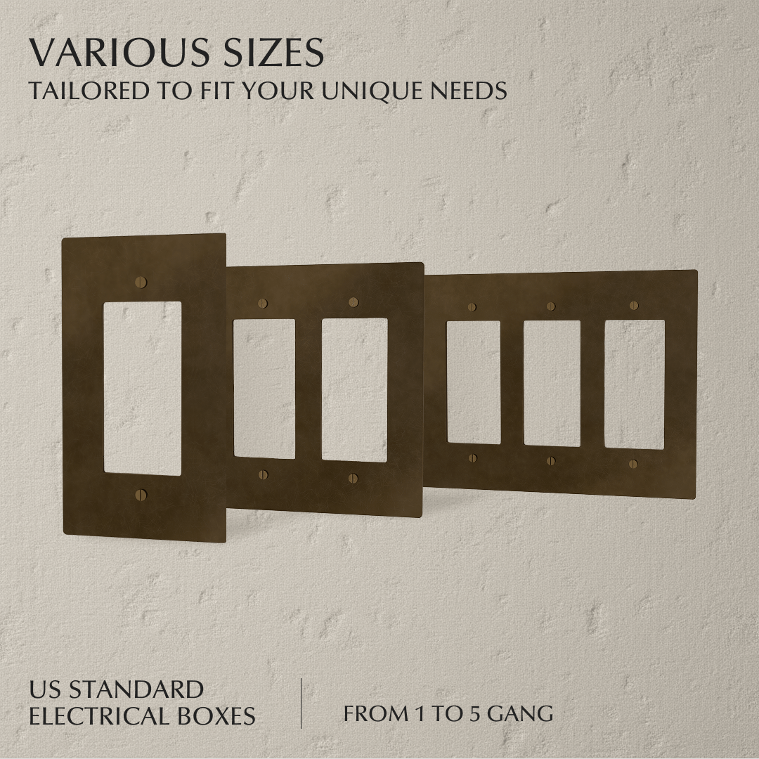 The Brass Plate (Vintage Brass With Patina) - Residence Supply