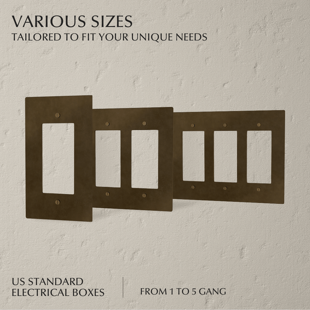 The Brass Plate (Vintage Brass With Patina) - Residence Supply