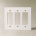 The Brass Plate (White with Brass) - Residence Supply