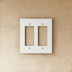 The Brass Plate (White with Brass) - Residence Supply
