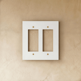 The Brass Plate (White with Brass) - Residence Supply