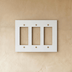 The Brass Plate (White with Brass) - Residence Supply