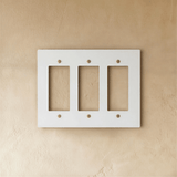 The Brass Plate (White with Brass) - Residence Supply