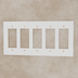 The Brass Plate (White with Brass) - Residence Supply