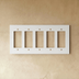 The Brass Plate (White with Brass) - Residence Supply
