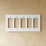 The Brass Plate (White with Brass) - Residence Supply
