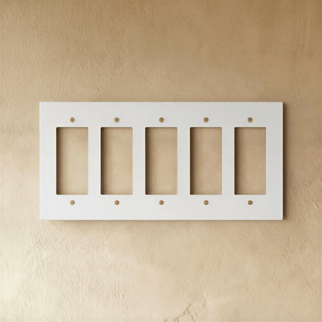 The Brass Plate (White with Brass) - Residence Supply