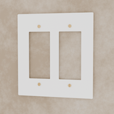 The Brass Plate (White with Brass) - Residence Supply