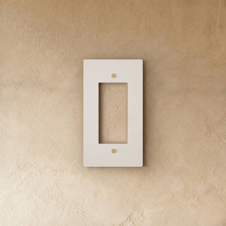 The Brass Plate (White with Brass) - Residence Supply