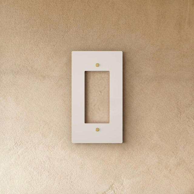 The Brass Plate (White with Brass) - Residence Supply