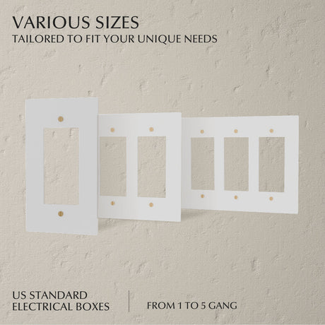 The Brass Plate (White with Brass) - Residence Supply