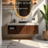 The Brass Plate (White with Brass) - Residence Supply