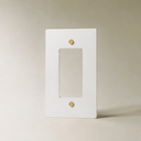 The Brass Plate (White with Brass) - Residence Supply