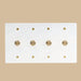 The Brass Rotary Dimmer Switch (1 to 4 Gang) - Residence Supply