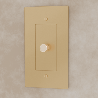 The Brass Rotary Dimmer Switch (1 to 5 Gang) - Residence Supply