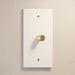 The Brass Rotary Dimmer Switch (1 to 5 Gang) - Residence Supply