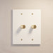 The Brass Rotary Dimmer Switch (1 to 5 Gang) - Residence Supply