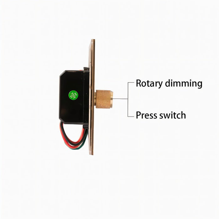 The Brass Rotary Dimmer Switch (3 - Way) - Residence Supply