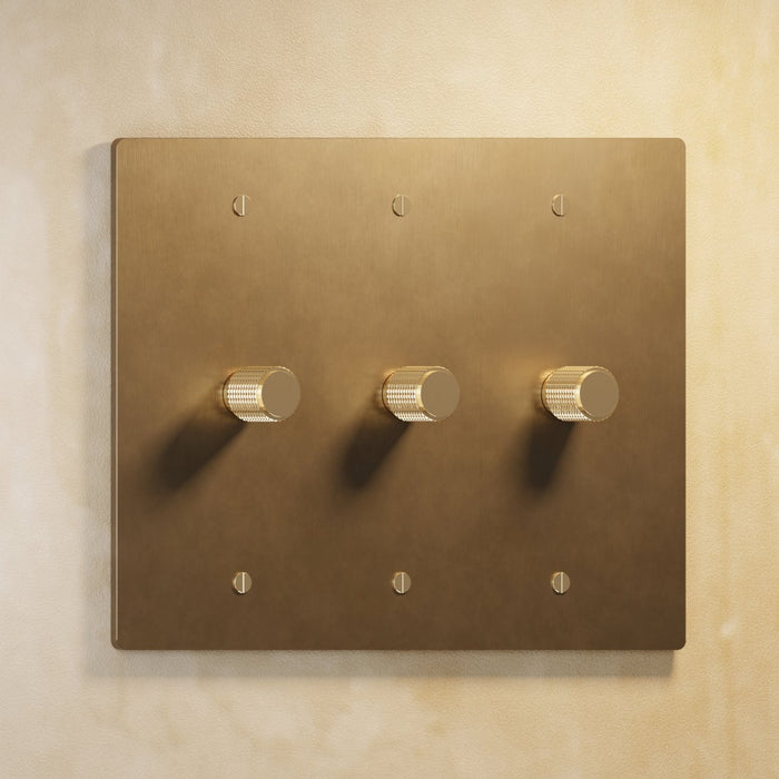 The Brass Rotary Dimmer Switch - Open Box - Residence Supply