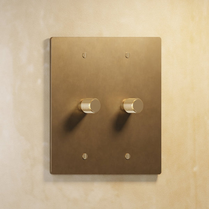 The Brass Rotary Dimmer Switch - Open Box - Residence Supply