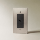 The Brass Telephone Socket (RJ11) (1-Gang) - Residence Supply
