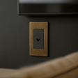 The Brass Telephone Socket (RJ11) (1 - Gang) - Residence Supply