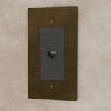 The Brass Telephone Socket (RJ11) (1 - Gang) - Residence Supply