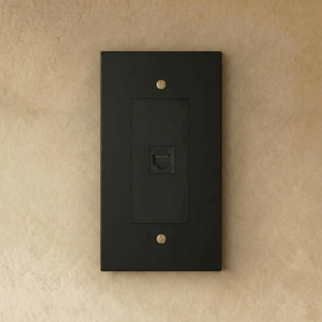 The Brass Telephone Socket (RJ11) (1 - Gang) - Residence Supply