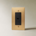 The Brass Telephone Socket (RJ11) (1-Gang) - Residence Supply