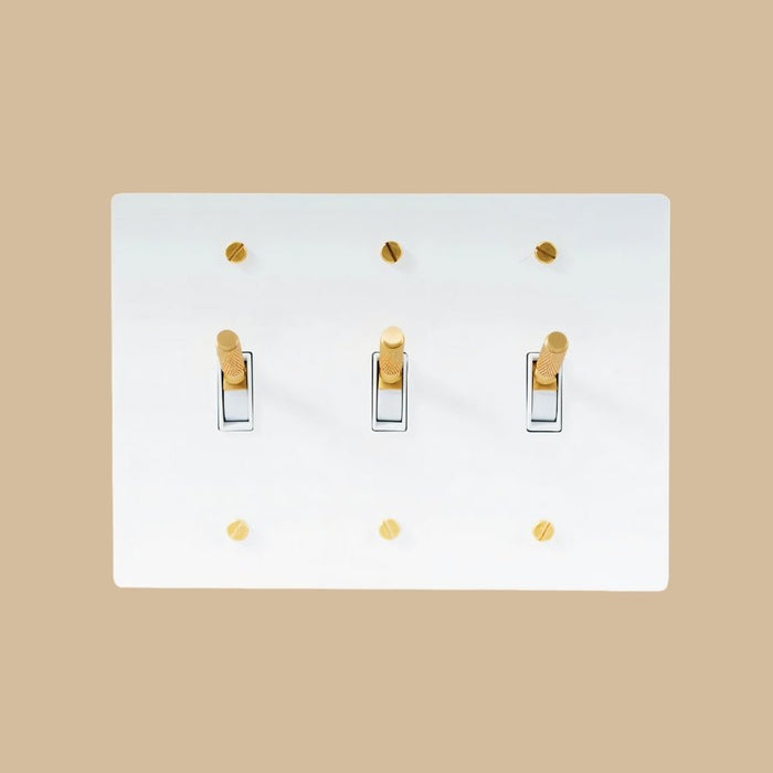 The Brass Toggle Switch (1 to 4 Gang) - Residence Supply