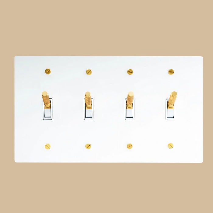 The Brass Toggle Switch (1 to 4 Gang) - Residence Supply