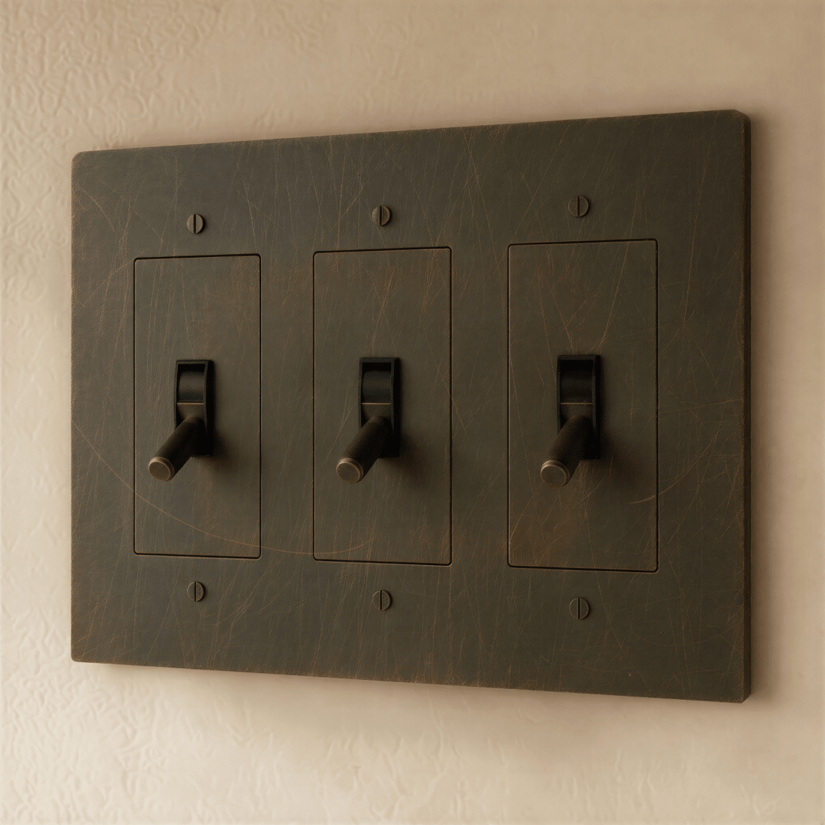 The Brass Toggle Switch (1 to 5 Gang) - Residence Supply
