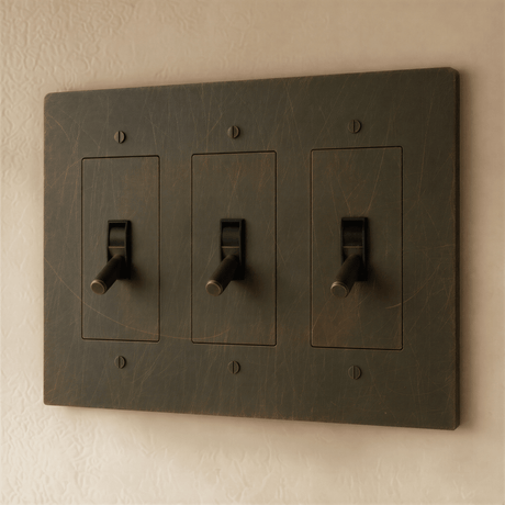 The Brass Toggle Switch (1 to 5 Gang) - Residence Supply