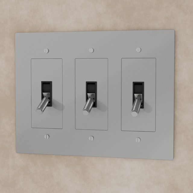 The Brass Toggle Switch (1 to 5 Gang) - Residence Supply