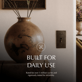 The Brass Toggle Switch (1 to 5 Gang) - Residence Supply