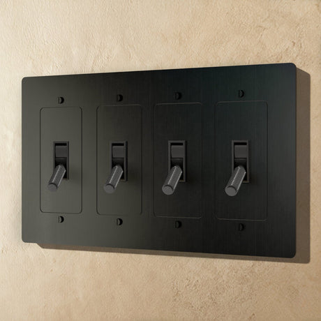 The Brass Toggle Switch (1 to 5 Gang) - Residence Supply