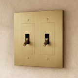 The Brass Toggle Switch (1 to 5 Gang) - Residence Supply
