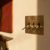 The Brass Toggle Switch (1 to 5 Gang) - Residence Supply