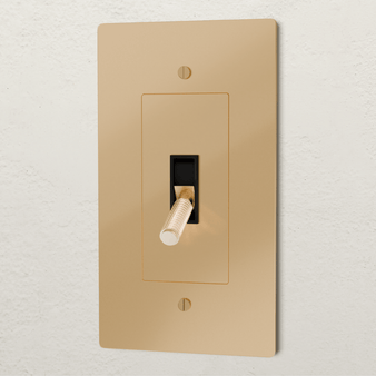 The Brass Toggle Switch (1 to 5 Gang) - Residence Supply