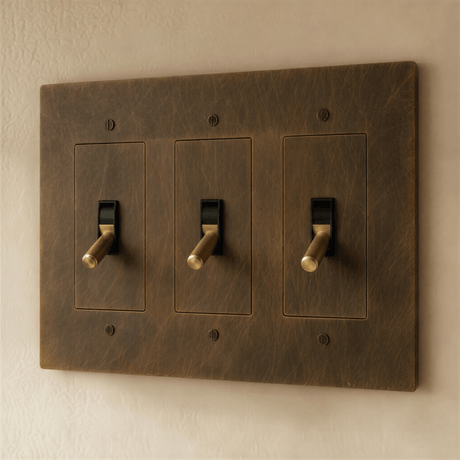 The Brass Toggle Switch (1 to 5 Gang) - Residence Supply