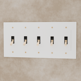 The Brass Toggle Switch (1 to 5 Gang) - Residence Supply