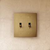 The Brass Toggle Switch (1 to 5 Gang) - Residence Supply
