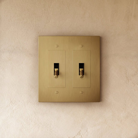 The Brass Toggle Switch (1 to 5 Gang) - Residence Supply