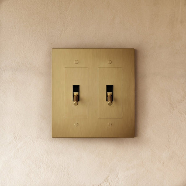 The Brass Toggle Switch (1 to 5 Gang) - Residence Supply