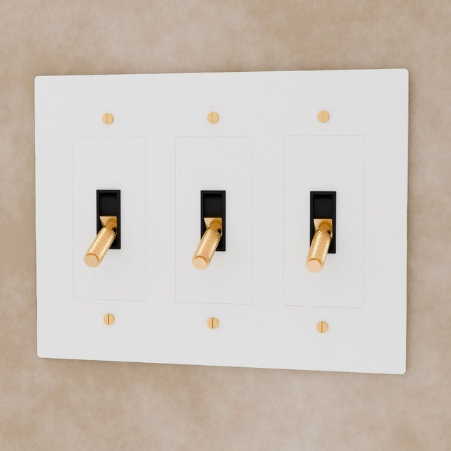 The Brass Toggle Switch (1 to 5 Gang) - Residence Supply