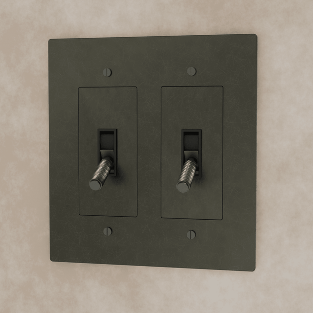 The Brass Toggle Switch (1 to 5 Gang) - Residence Supply