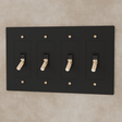 The Brass Toggle Switch (1 to 5 Gang) - Residence Supply