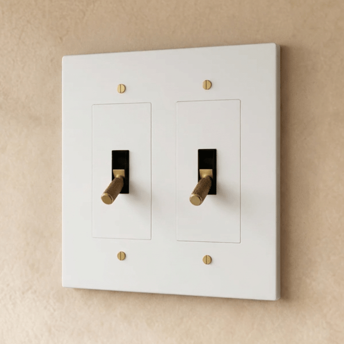 The Brass Toggle Switch (1 to 5 Gang) - Residence Supply